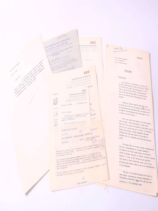 Item #10427 A Collection of Ephemera. Pat Alexander