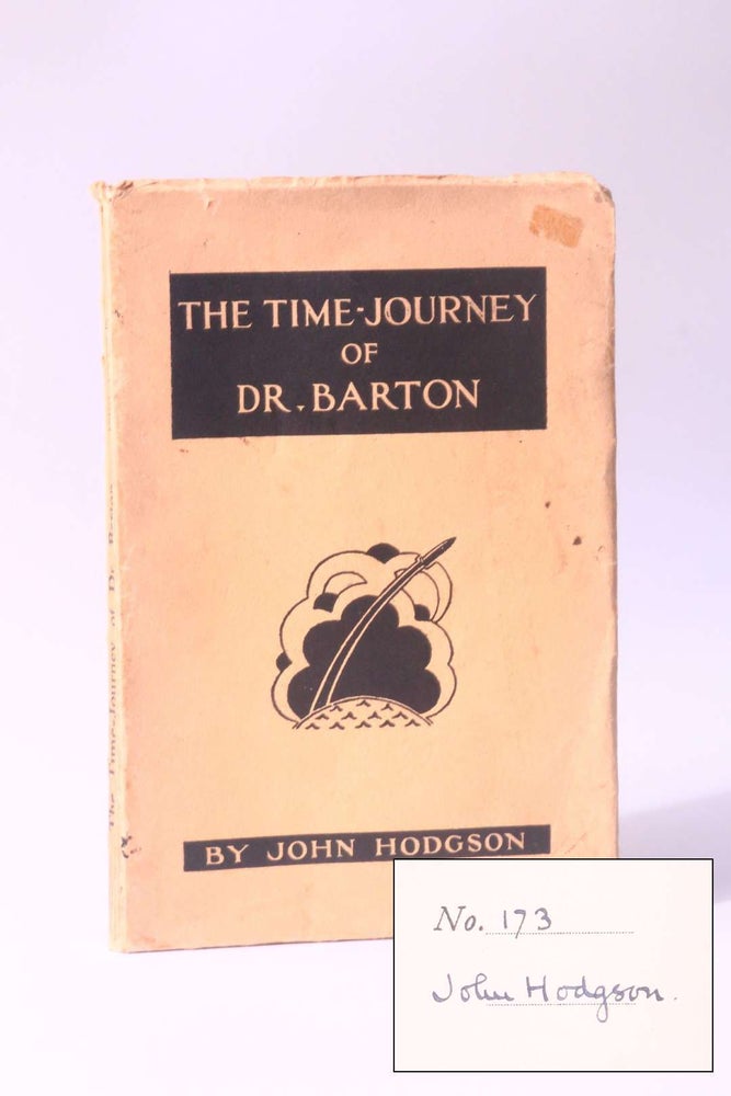 Item #10562 The Time-Journey of Dr. Barton: An Engineering and Sociological Forecast based on Present Possibilities. John Hodgson.