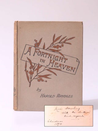 Item #10570 A Fortnight in Heaven. Harold Brydges, pseudonym James Howard Bridge