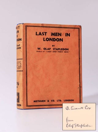 Item #10606 Last Men in London. Olaf Stapledon