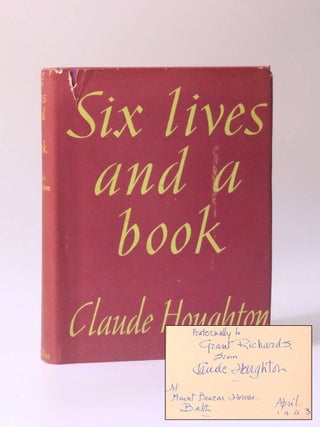 Item #10725 Six Lives and a Book. Claude Houghton