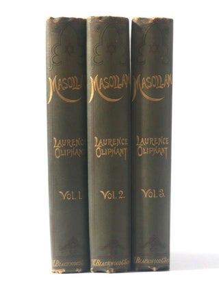 Item #10828 Masollam; A Problem of the Period. Laurence Oliphant