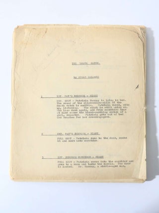 Item #11040 The Death Watch - A Script. Edgar Wallace