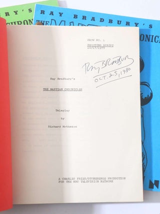 The Martian Chronicles, a Complete Set of the Three Original Screenplays for the 1980 NBC Adaptation (3/3)