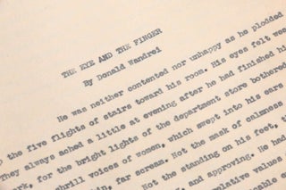 An Extensive Archive of Holograph Manuscripts, Typescripts and Ephemera (4/10)