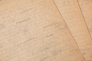 An Extensive Archive of Holograph Manuscripts, Typescripts and Ephemera (5/10)