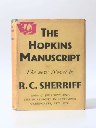 Item #11361 The Hopkins Manuscript. R C. Sherriff