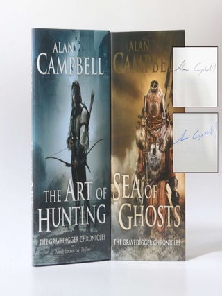 Item #11406 The Gravedigger Chronicles [comprising] Sea of Ghosts, and The Art of Hunting. Alan...
