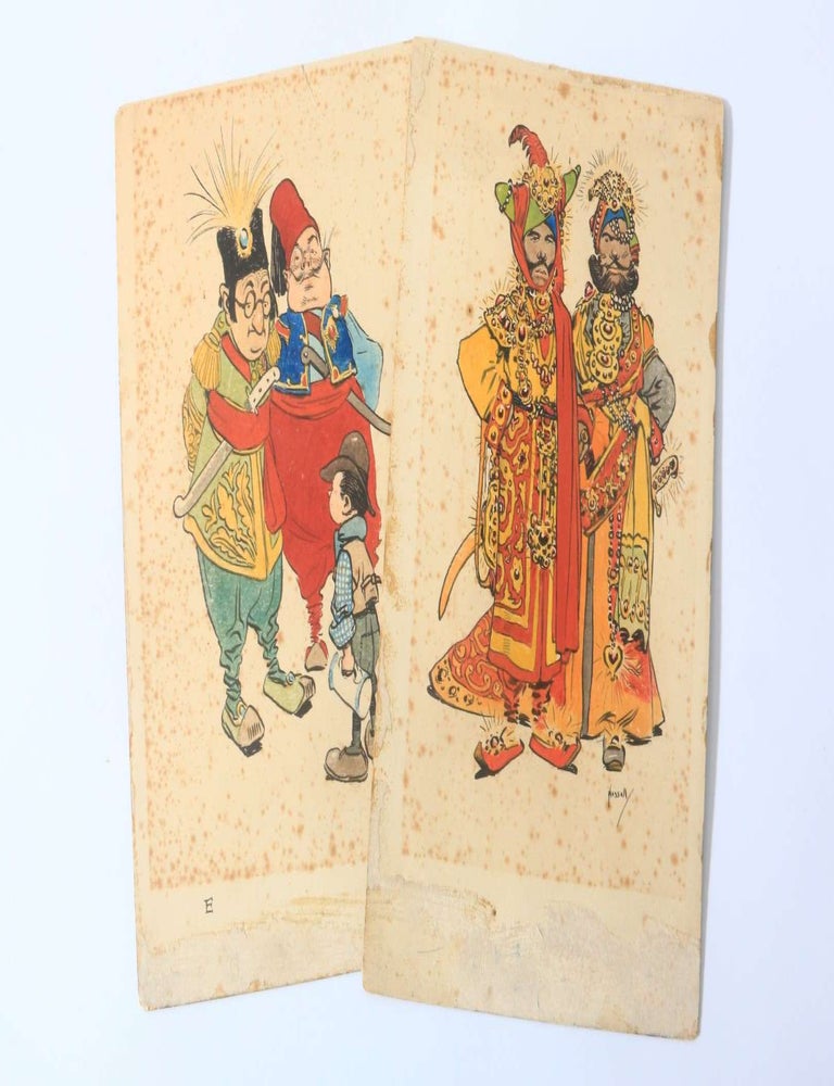 Item #11536 Two John Hassall Original Artworks