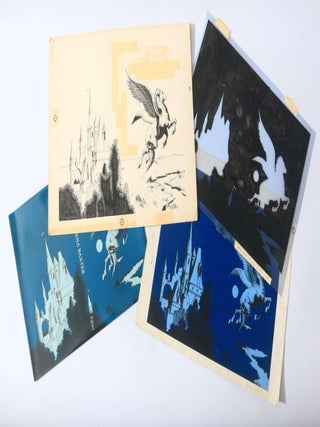 Item #11538 Original David Griffiths Jacket Artwork for Eggchild. Lorna Baxter