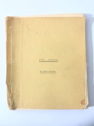 Item #11555 The Table. Edgar Wallace