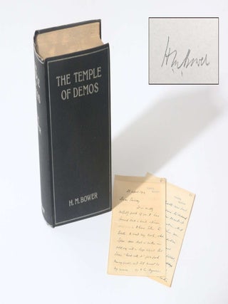 Item #11611 The Temple of Demos. H M. Bower
