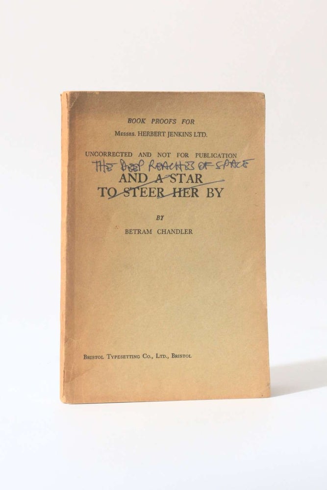 Item #11877 The Deep Reaches of Space. Bertram Chandler.