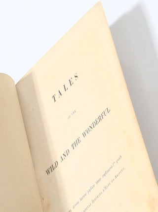 Item #11991 Tales of the Wild and the Wonderful. Anonymous, Mary Diana Dods aka Walter Sholto...