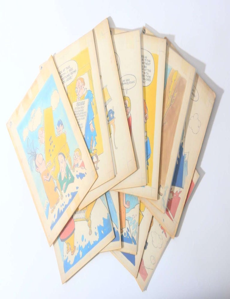 Item #12252 A Collection of Illustrations for 'The Telegoons in the Ascent of Mount Everest'. Bill Titcombe.