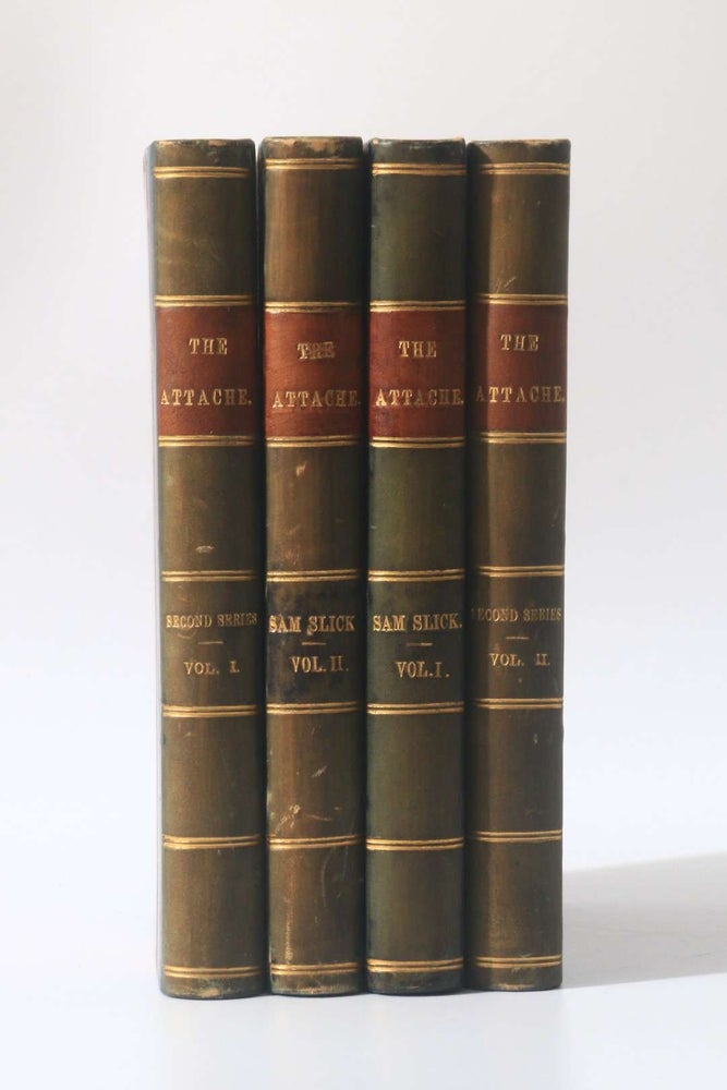 Item #12374 The Attache or Sam Slick in England with the Second Series of the Same. Anonymous, Thomas Chandler Haliburton.
