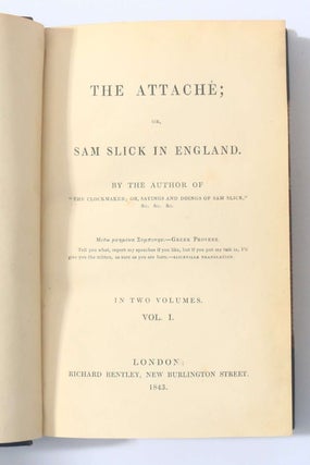 The Attache or Sam Slick in England with the Second Series of the Same (4/5)