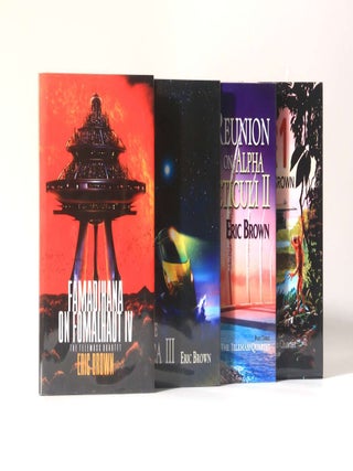 Item #12530 The Telemass Quartet [comprising] Famadihana on Fomalhaut IV, Sacrifice on Spica III,...