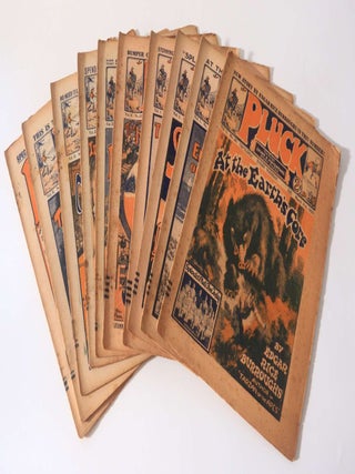 Item #12596 At the Earth's Core [as published in] Pluck [Volume One, Nos 23-33]. Edgar Rice...