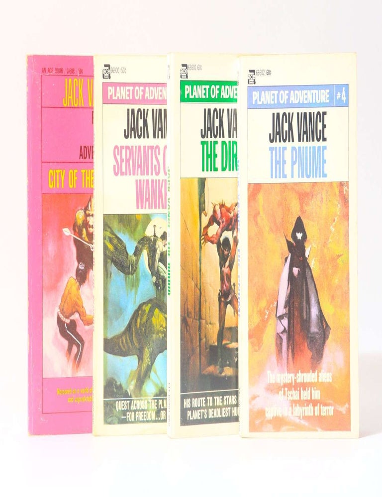 Item #12662 The Planet of Adventure [comprising] City of the Chasch, Servants of the Wankh, The Dirdir, and The Pnume. Jack Vance.