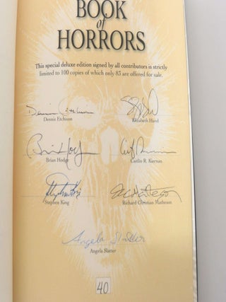 Book Of Horrors: Signed Limited Edition