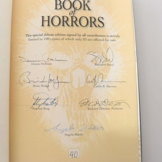 Book Of Horrors: Signed Limited Edition