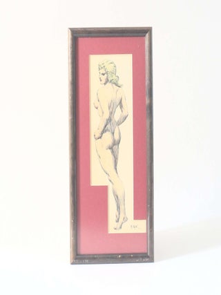 Item #12832 Original Art - Drawing of a Woman. Roy G. Krenkel