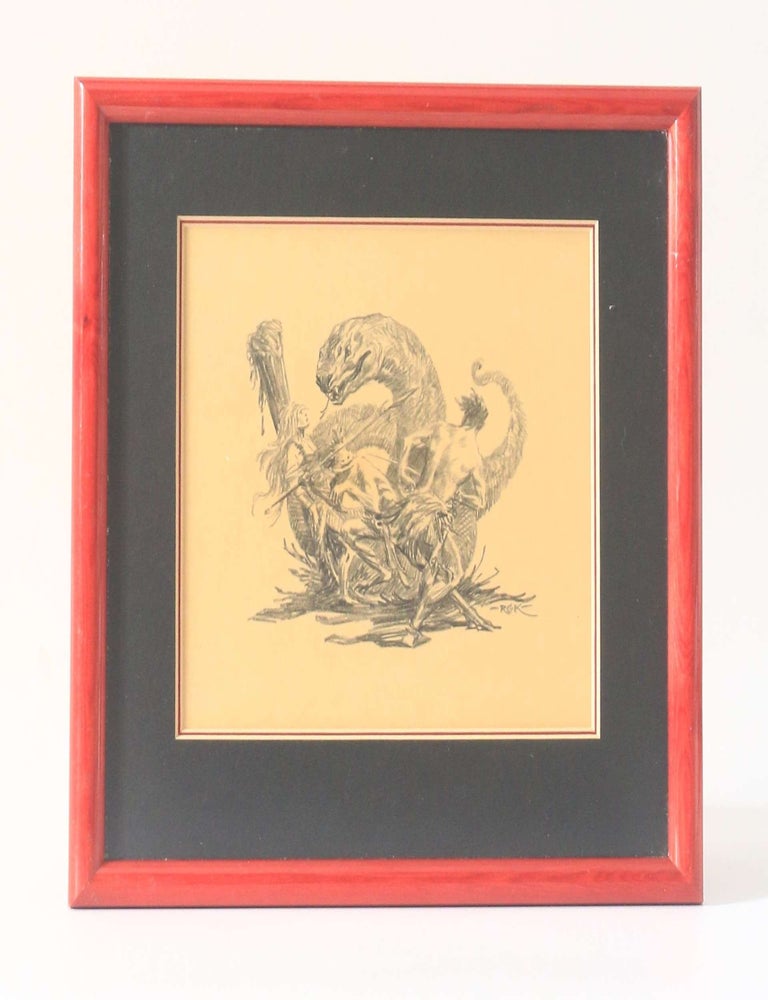 Item #12849 Original Art - Fantasy Scene. Roy G. Krenkel.