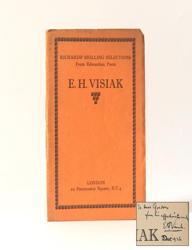 Item #13473 Richards' Shilling Selections from Edwardian Poets. E H. Visiak.