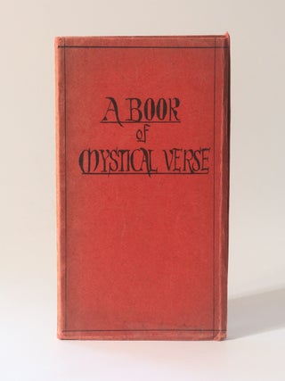 Item #13495 A Book of Mystical Verse. Gertrude Mickleburgh