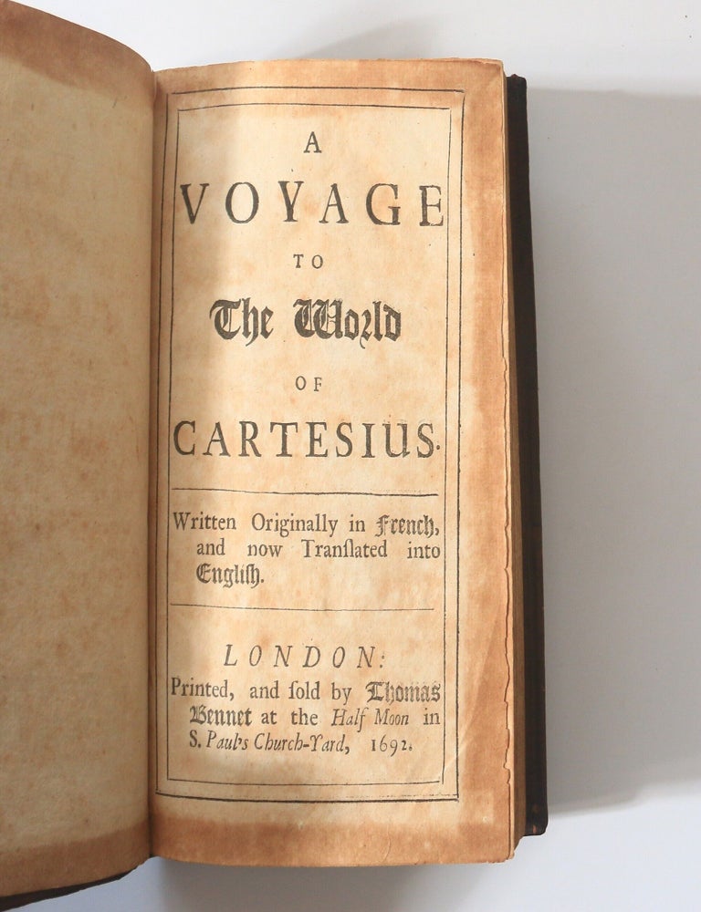 Item #13603 A Voyage to The World of Cartesius. Anonymous, Gabriel Daniel.