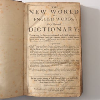 The New World of English Words (1/5)
