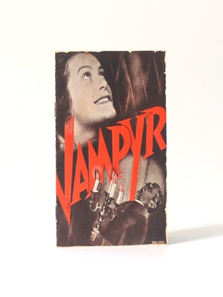 Item #13620 Vampyr - Danish Film Programme. Christen Jul, Carl Th. Dreyer