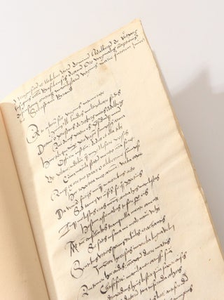 Item #13625 A 16th Century Manuscript Copy of 'Ad magnificum et nobilem virum dominum...