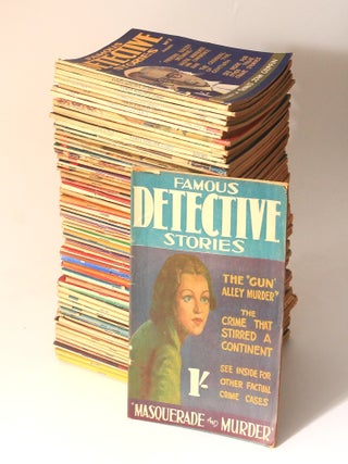Item #13684 Famous Detective Stories: A Near Complete Run of the Australian True Crime Magazine....
