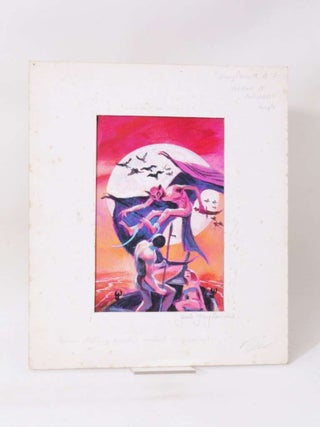 Item #7165 Original Artwork. A Study for DAW Books for Arena of Antares. Jack Gaughan