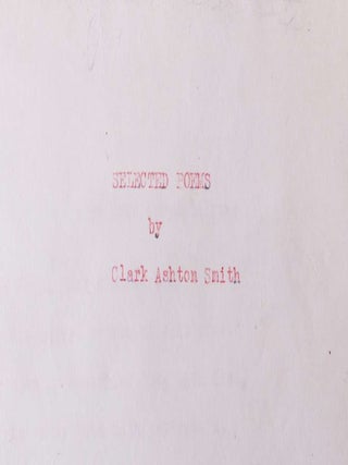 Selected Poems - The Original Manuscript (5/10)