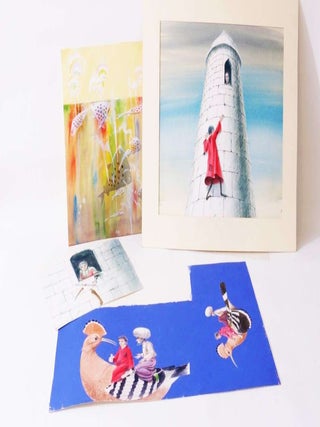 Item #7178 A Collection of Original Paintings for Salman Rushdie's Haroun and the Sea of...