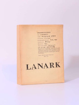 Item #8052 Lanark. Alasdair Gray