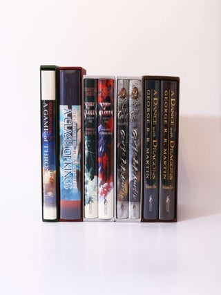 Item #8356 A Song of Ice and Fire: A Set of Lettered Limited Edition [comprising] A Game of...