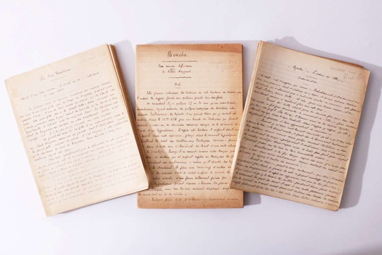 Item #9243 Three Autograph Manuscripts in Translation of Ayesha, Benita and The Ghost Kings. H. Rider Haggard.