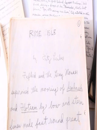 A Collection of Fafhrd and Gray Mouser Autograph Manuscripts and Typescripts (2/9)
