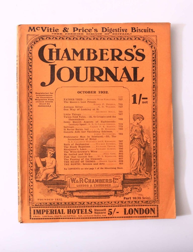 Item #9758 Chambers's Journal, October 1932. A M. Burrage.