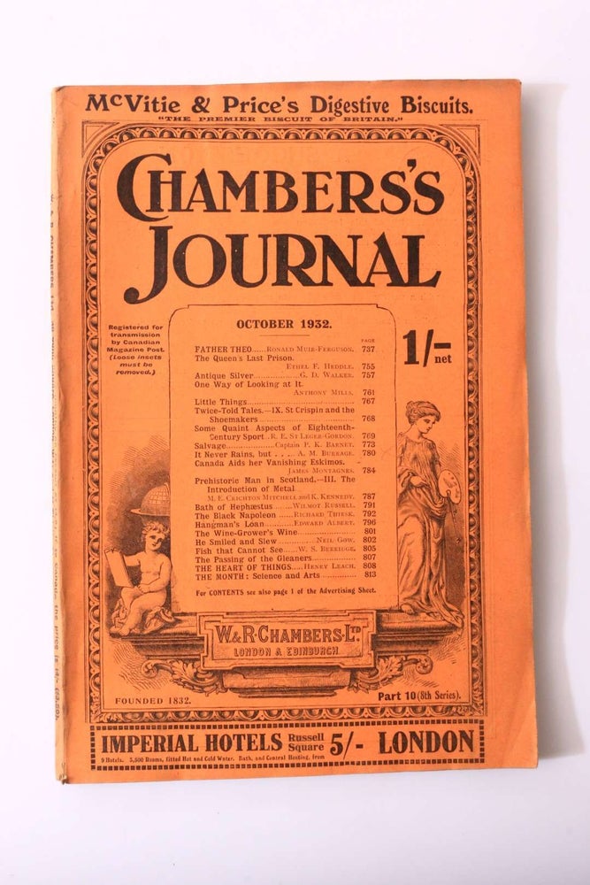 Item #9758 Chambers's Journal, October 1932. A M. Burrage.