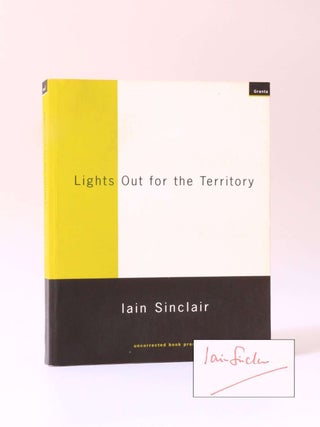 Item #9808 Lights Out for the Territory. Iain Sinclair