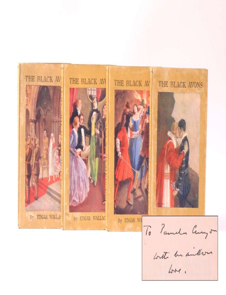 Item #9861 The Black Avons Books [comprising] How They Fared in the Times of the Tudors, Roundhead & Cavalier, From Waterloo to the Mutiny, Europe in the Melting Pot. Edgar Wallace.