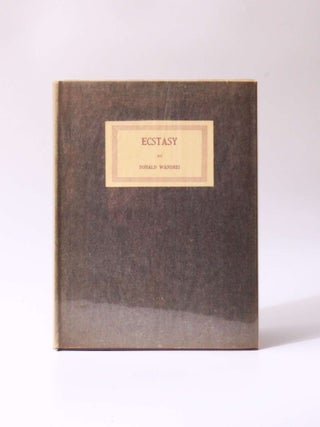 Item #9876 Ecstasy & Other Poems. Donald Wandrei
