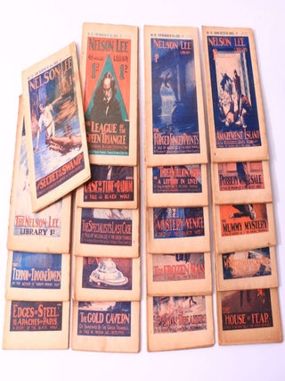 Item #9885 The Nelson Lee Library a Partial Run from No. 19 to 37. Edwy Searle Brooks, George...